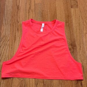 lululemon athletica cropped workout tank